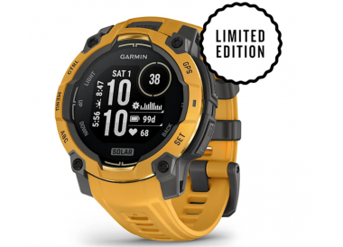 Garmin Instinct 3 – 45 mm Solar Sunburst with Sunburst/Gray Band 010-02934-02