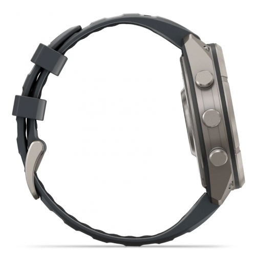 Garmin Fenix 9 Pro 47mm AMOLED Titanium with Graphite/Black Silicone Band 010-04336-25