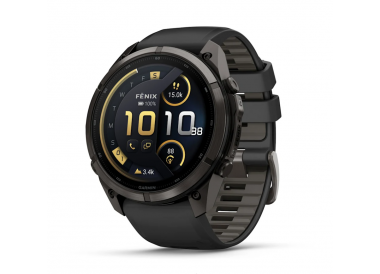 Garmin Fenix 9 AMOLED, Pro + inReach, 51 mm, Carbon Gray DLC Titanium, Black / Pebble Gray Silicone 010-04337-10
