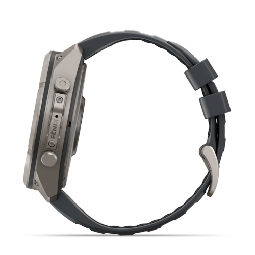 Garmin Fenix 9 AMOLED Pro 51 mm Titanium Graphite / Black Silicone 010-04337-25