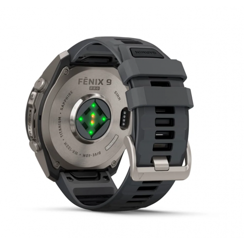 Garmin Fenix 9 AMOLED Pro 51 mm Titanium Graphite / Black Silicone 010-04337-25