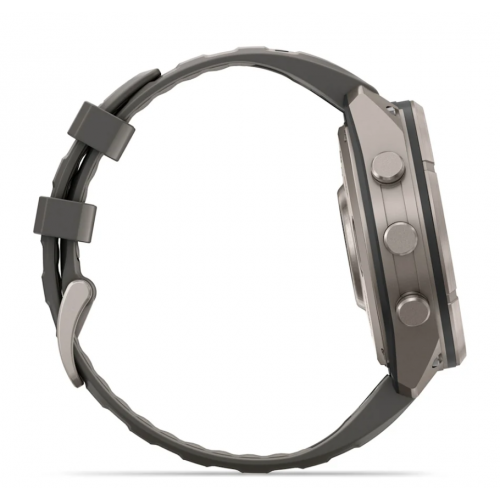 Garmin Fenix 9 Solar Pro inReach 47 mm Titanium, Pebble Gray / Silver Gray Silicone 010-04338-00