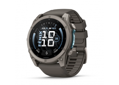 Garmin Fenix 9 AMOLED 51 mm Titanium, Pebble Gray Silicone 010-04763-00