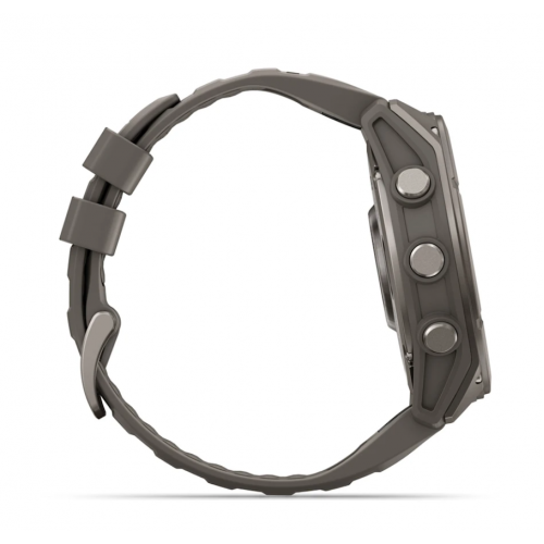 Garmin Fenix 9 51 mm AMOLED  Titanium, Pebble Gray Silicone 010-04763-00