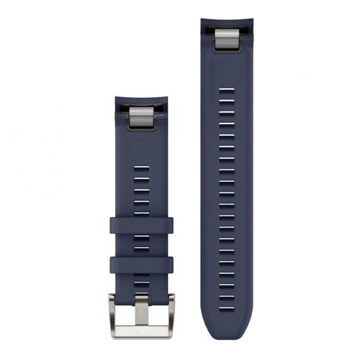 QuickFit 22 Watch Straps Navy Silicone Strap 010-13225-02