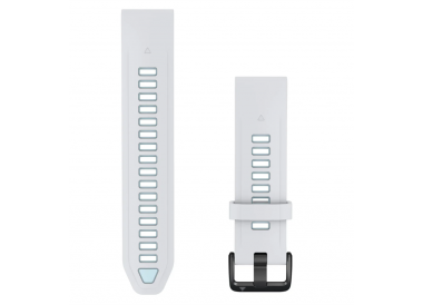 QuickFit 20 Watch Bands WHITESTONE/ICE BLUE SILICONE 010-14506-00
