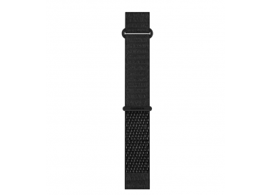 QuickFit 20 Watch Bands SHORT, BLACK COMFORTFIT FABRIC 010-14506-10