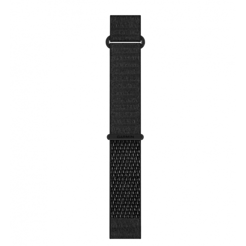 QuickFit 20 Watch Bands SHORT, BLACK COMFORTFIT FABRIC 010-14506-10
