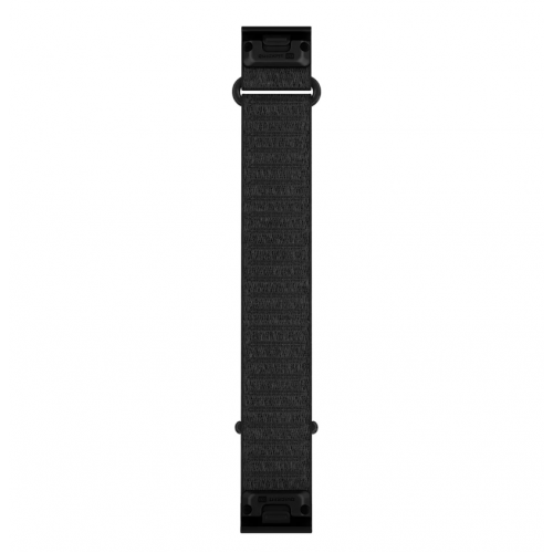 QuickFit 20 Watch Bands LONG, BLACK COMFORTFIT FABRIC 010-14506-14
