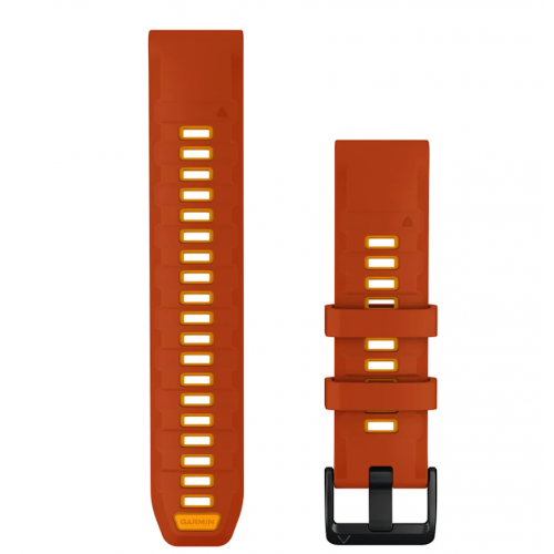 QuickFit 22 Watch Bands AUTUMN ORANGE/SPARK ORANGE SILICONE 010-14507-03