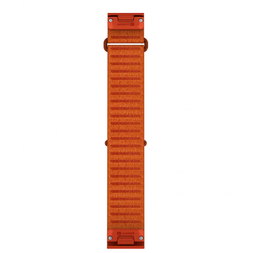 QuickFit 22 Watch Bands SHORT, AUTUMN ORANGE COMFORTFIT FABRIC 010-14507-11