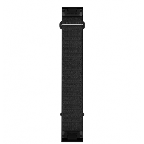 QuickFit 22 Watch Bands LONG, BLACK COMFORTFIT FABRIC 010-14507-14