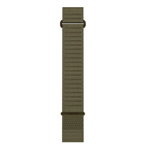 QuickFit 22 Watch Bands LONG, DRAB GREEN COMFORTFIT FABRIC 010-14507-16