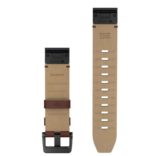 QuickFit 22 Watch Bands WALNUT LEATHER 010-14507-20