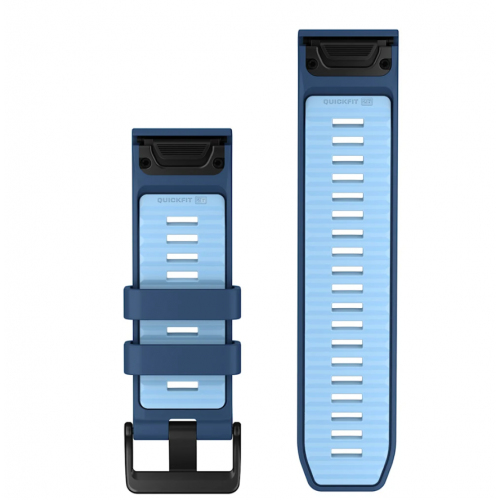 QuickFit 26 Watch Bands TIDAL BLUE/ICE BLUE SILICONE 010-14508-00