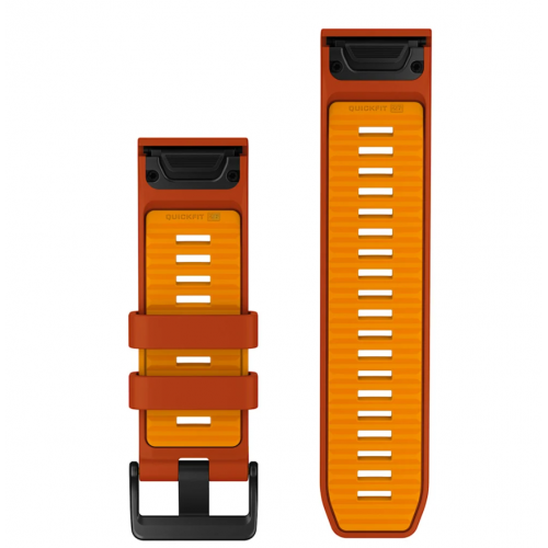 QuickFit 26 Watch Bands AUTUMN ORANGE/SPARK ORANGE SILICONE 010-14508-03
