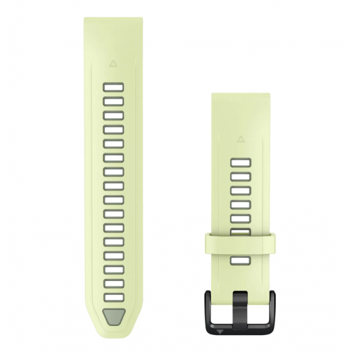 QuickFit 20 Watch Bands CITRON/WILLOW SILICONE 010-14506-01